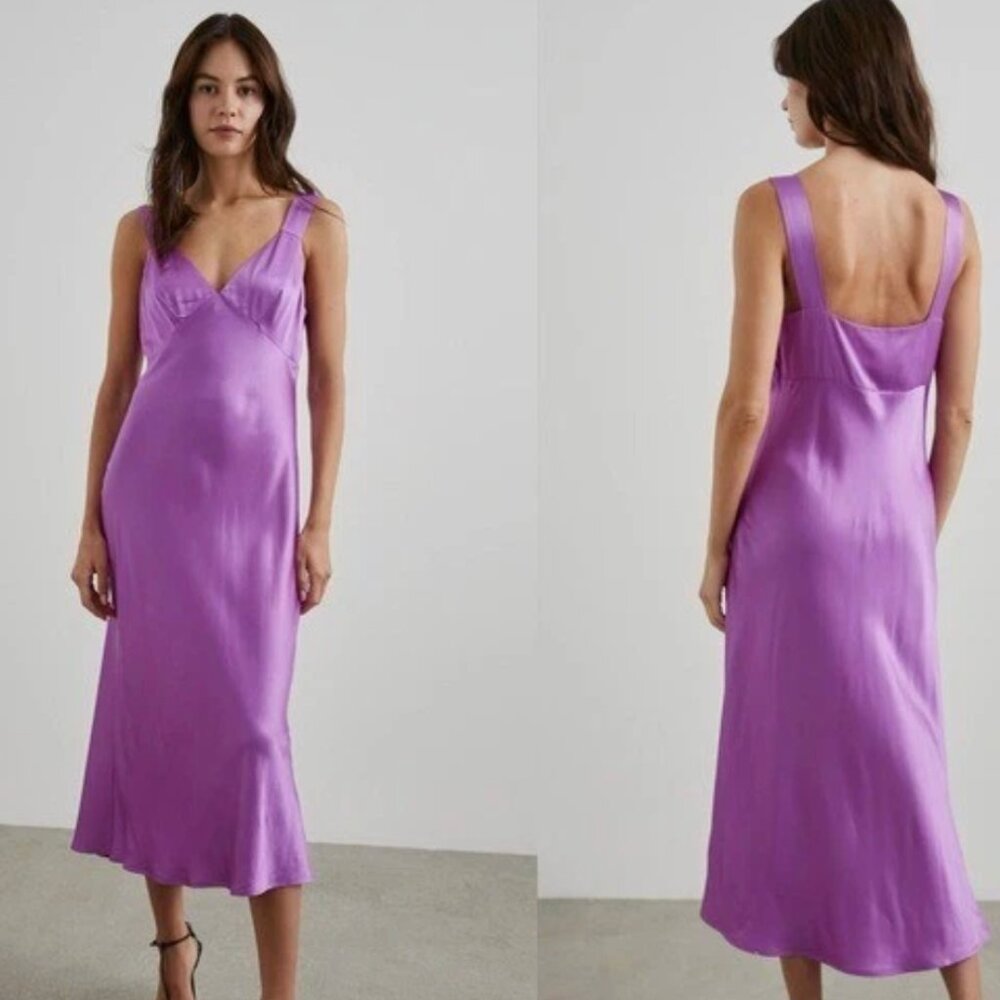 Rails NWT Jacinda Maxi Dress Purple Silky